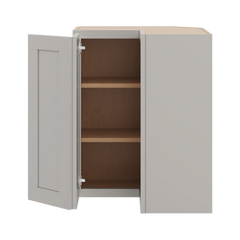 CNC Luxor 5-Piece Misty Grey 24" W X 30" H Corner Wall Cabinet