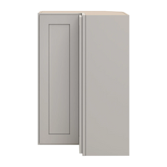 CNC Luxor Misty Grey 24" W X 36" H Corner Wall Cabinet