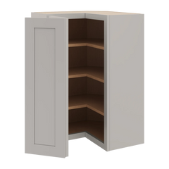 CNC Luxor Misty Grey 24" W X 36" H Corner Wall Cabinet