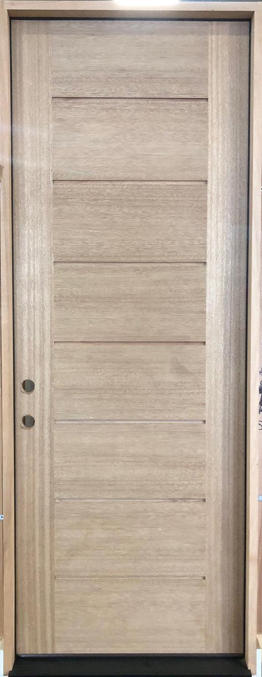 3/0x8/0 Exterior Mahogany Door | 8 Panels