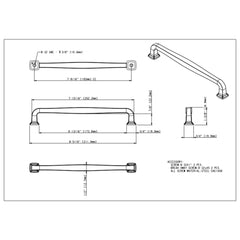 Fontana 192 mm Center-to-Center Bar Pull