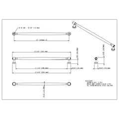 Jules 305 mm Center-to-Center Bar Pull
