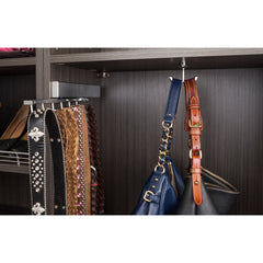 Brushed Oil Rubbed Bronze 12" Sliding Belt Rack