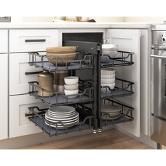 Extra Black Nickel Baskets for 15" STORAGE WITH STYLE® Blind Corner Organizer