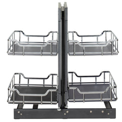 15" Polished Chrome STORAGE WITH STYLE® Full-Height Blind Corner Organizer