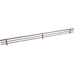 23" Wide Dark Bronze Wire Shoe Fence for Shelving