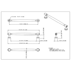 Jules 192 mm Center-to-Center Bar Pull