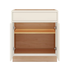 Modernform Cabinet Slim Dove White 30" W X 34 1/2" H X 24" D Double Door Base Cabinet