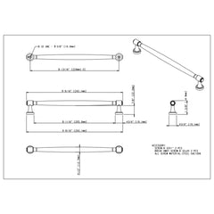 Jules 224 mm Center-to-Center Bar Pull