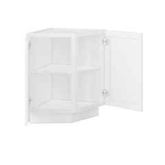 Base End Kitchen Cabinet BECF24 Alpina White LessCare 24 in. width 34.5 in. height 24 in. depth - Kitchen Cabinets