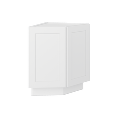 Base End Kitchen Cabinet BECF24 Alpina White LessCare 24 in. width 34.5 in. height 24 in. depth - Kitchen Cabinets