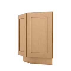 Base End Kitchen Cabinet BECF24 Shaker Toffee 24 in. width 34.5 in. height 24 in. depth - Kitchen Cabinets