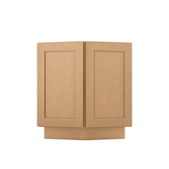 Base End Kitchen Cabinet BECF24 Shaker Toffee 24 in. width 34.5 in. height 24 in. depth - Kitchen Cabinets