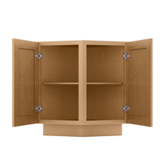 Base End Kitchen Cabinet BECF24 Shaker Toffee 24 in. width 34.5 in. height 24 in. depth - Kitchen Cabinets