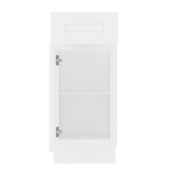 Base Kitchen Cabinet B15 Alpina White LessCare 15 in. width 34.5 in. height 24 in. depth Kitchen Cabinets