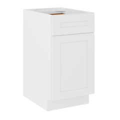 Base Kitchen Cabinet B18 Alpina White LessCare 18 in. width 34.5 in. height 24 in. depth Kitchen Cabinets