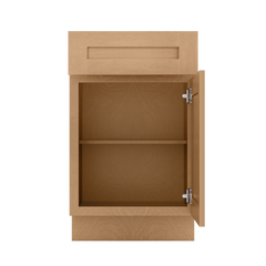 Base Kitchen Cabinet B21 Shaker Toffee 21 in. width 34.5 in. height 24 in. depth - Kitchen Cabinets
