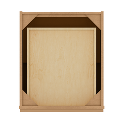 Base Kitchen Cabinet B21 Shaker Toffee 21 in. width 34.5 in. height 24 in. depth - Kitchen Cabinets
