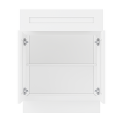 Base Kitchen Cabinet B27 Alpina White LessCare 27 in. width 34.5 in. height 24 in. depth - Kitchen Cabinets