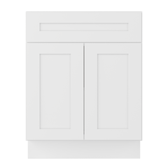 Base Kitchen Cabinet B27 Alpina White LessCare 27 in. width 34.5 in. height 24 in. depth - Kitchen Cabinets