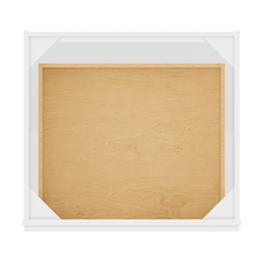 Base Kitchen Cabinet B27 Alpina White LessCare 27 in. width 34.5 in. height 24 in. depth - Kitchen Cabinets