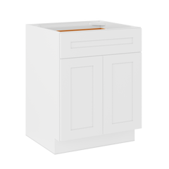 Base Kitchen Cabinet B27 Alpina White LessCare 27 in. width 34.5 in. height 24 in. depth - Kitchen Cabinets
