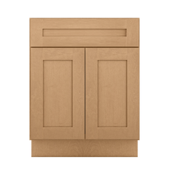 Base Kitchen Cabinet B27 Shaker Toffee 27 in. width 34.5 in. height 24 in. depth - Kitchen Cabinets