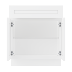 Base Kitchen Cabinet B30 Alpina White LessCare 30 in. width 34.5 in. height 24 in. depth - Kitchen Cabinets