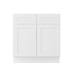 Base Kitchen Cabinet B33 Alpina White LessCare 33 in. width 34.5 in. height 24 in. depth - Kitchen Cabinets