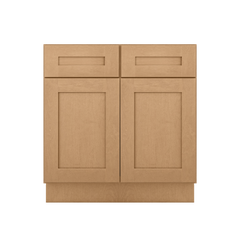 Base Kitchen Cabinet B33 Shaker Toffee 33 in. width 34.5 in. height 24 in. depth - Kitchen Cabinets