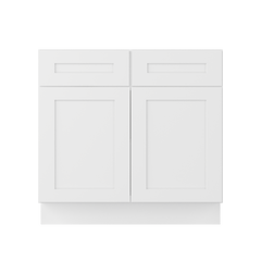 Base Kitchen Cabinet B36 Alpina White LessCare 36 in. width 34.5 in. height 24 in. depth - Kitchen Cabinets