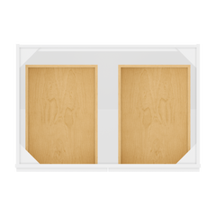 Base Kitchen Cabinet B36 Alpina White LessCare 36 in. width 34.5 in. height 24 in. depth - Kitchen Cabinets