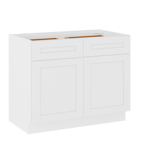 Base Kitchen Cabinet B42 Alpina White LessCare 42 in. width 34.5 in. height 24 in. depth - Kitchen Cabinets