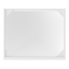 Base microwave cabinet with one drawer BMC30 Alpina White LessCare 30 in. width 34.5 in. height 24 in. depth - Kitchen