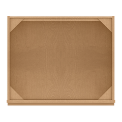 Base microwave cabinet with one drawer BMC30 Shaker Toffee LessCare 30 in. width 34.5 in. height 24 in. depth - Kitchen