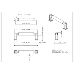 Ogden 96 mm Center-to-Center Bar Pull
