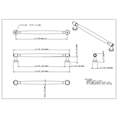Jules 12" Center-to-Center Appliance Pull