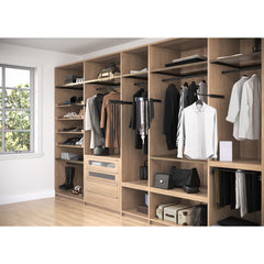 23" Wide Dark Bronze Wire Shoe Fence for Shelving