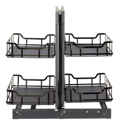 15" Black Nickel STORAGE WITH STYLE® Full-Height Blind Corner Organizer