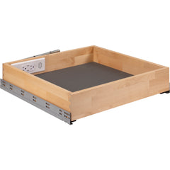 21" Charging Drawer for Kitchen with In-Drawer Outlets & Charging Ports