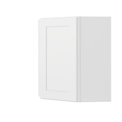 Diagonal Corner Kitchen Cabinet DC2430 Alpina White LessCare 24 in. width 30 in. height 12 in. depth - Kitchen Cabinets