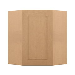 Diagonal Corner Kitchen Cabinet DC2430 Shaker Toffee 24 in. width 30 in. height 12 in. depth - Kitchen Cabinets