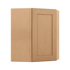 Diagonal Corner Kitchen Cabinet DC2430 Shaker Toffee 24 in. width 30 in. height 12 in. depth - Kitchen Cabinets