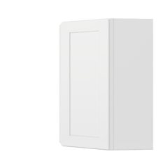 Diagonal Corner Kitchen Cabinet DC2436 Alpina White LessCare 24 in. width 36 in. height 12 in. depth - Kitchen Cabinets