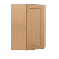 Diagonal Corner Kitchen Cabinet DC2436 Shaker Toffee 24 in. width 36 in. height 12 in. depth - Kitchen Cabinets