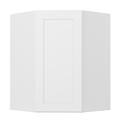Diagonal Corner Kitchen Cabinet DC2736 Alpina White LessCare 27 in. width 36 in. height 15 in. depth - Kitchen Cabinets
