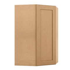 Diagonal Corner Kitchen Cabinet DC2742 Shaker Toffee 27 in. width 42 in. height 15 in. depth - Kitchen Cabinets