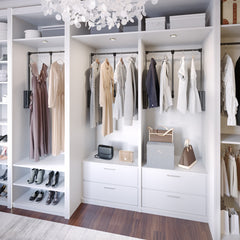 Black Expandable Wardrobe Lift for 25-1/2" - 35" Openings