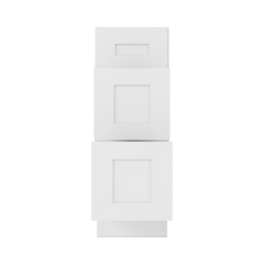 Drawer Base Kitchen Cabinet DB12 Alpina White LessCare 12 in. width 34.5 in. height 24 in. depth - Kitchen Cabinets
