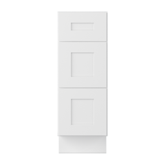Drawer Base Kitchen Cabinet DB12 Alpina White LessCare 12 in. width 34.5 in. height 24 in. depth - Kitchen Cabinets